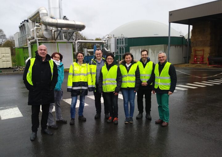 Visite site de méthanisation par le GT de B2E