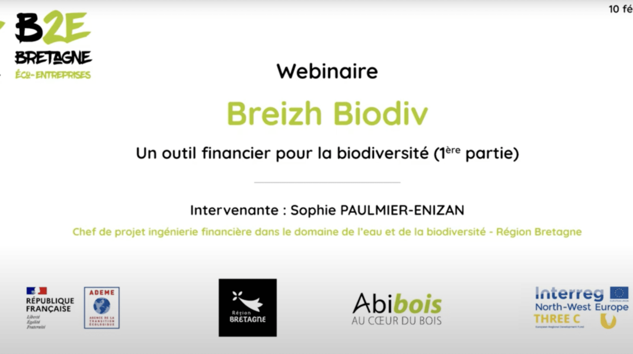 Webinaire Breizh Biodiv - B2E