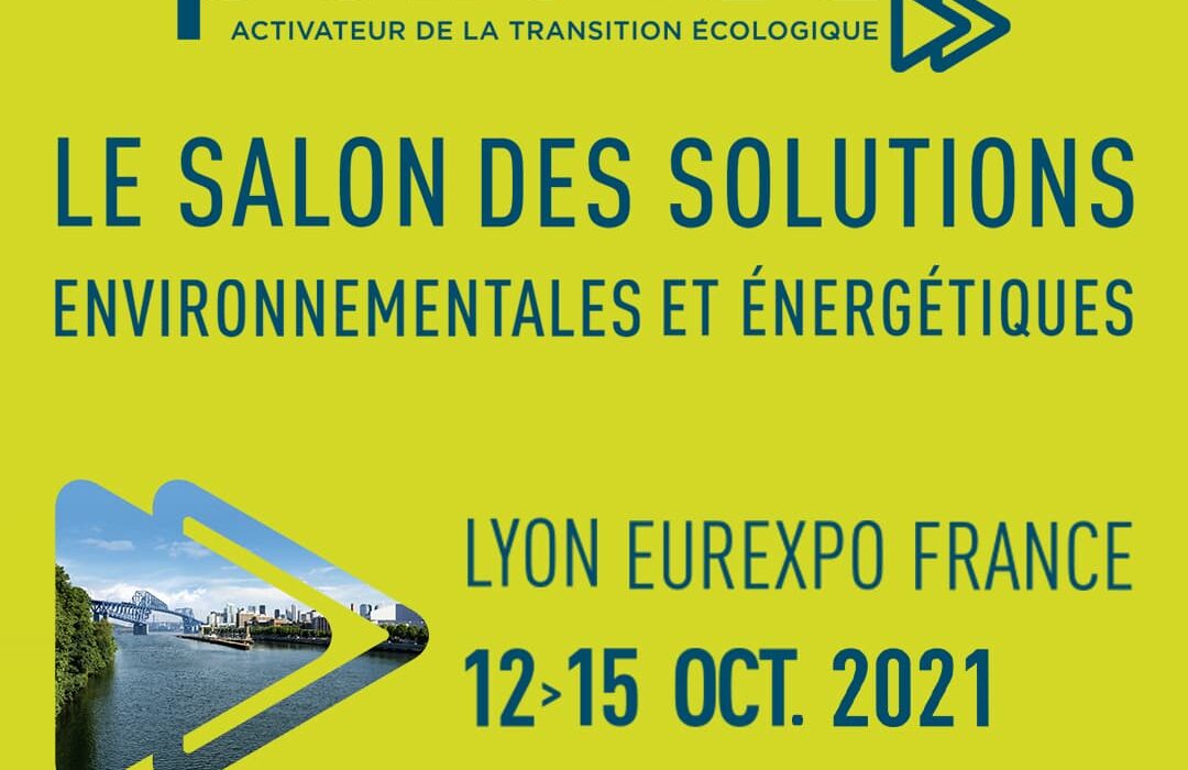 Affiche salon Pollutec Lyon 2021