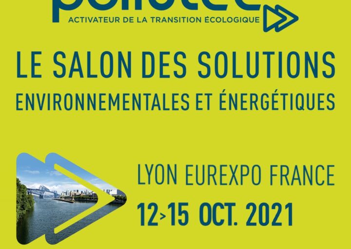 Affiche salon Pollutec Lyon 2021
